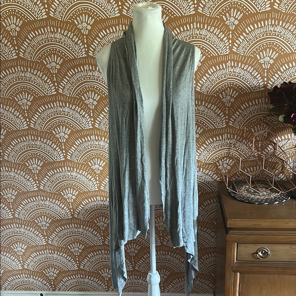 BCBGMaxAzria Heather Gray Knit Cardigan